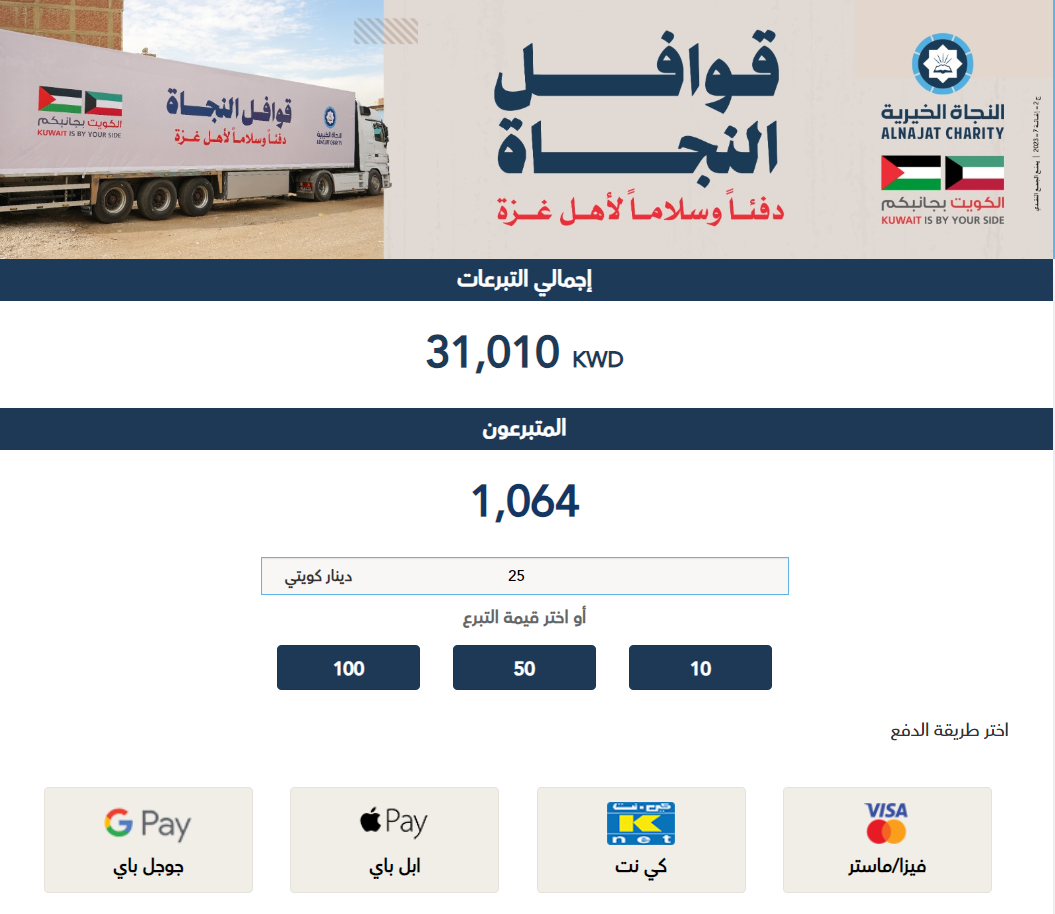 قوافل النجاة - دفئا وسلاما لأهل غزة