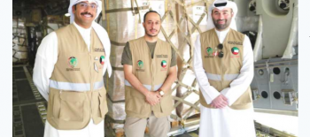"الكويتية للإغاثة" تسير طائرة إغاثية لنجدة الأشقاء في فلسطين