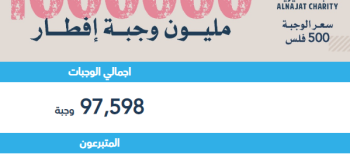 حملة مليون وجبة إفطار صائم