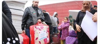 النجاة الخيرية: 300 أسرة سورية استفادت من حملة دفئاً وسلاماً